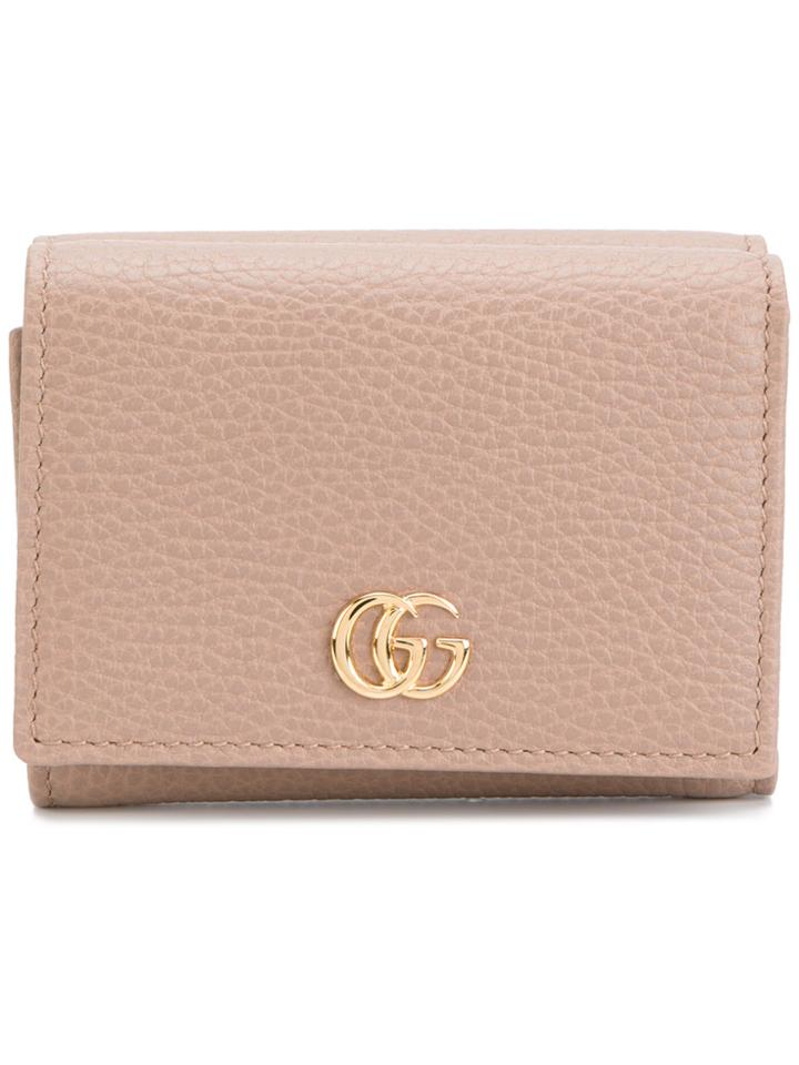 Gucci Gg Card Case - Brown