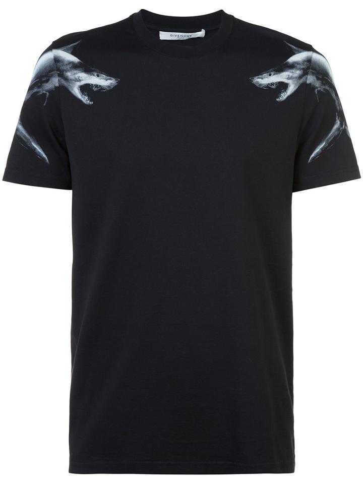 Givenchy - Cuban-fit Shark Print T-shirt - Men - Acetate - Xxl, Black, Acetate