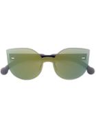 Retrosuperfuture Cat Eye Sunglasses, Women's, Green, Acetate