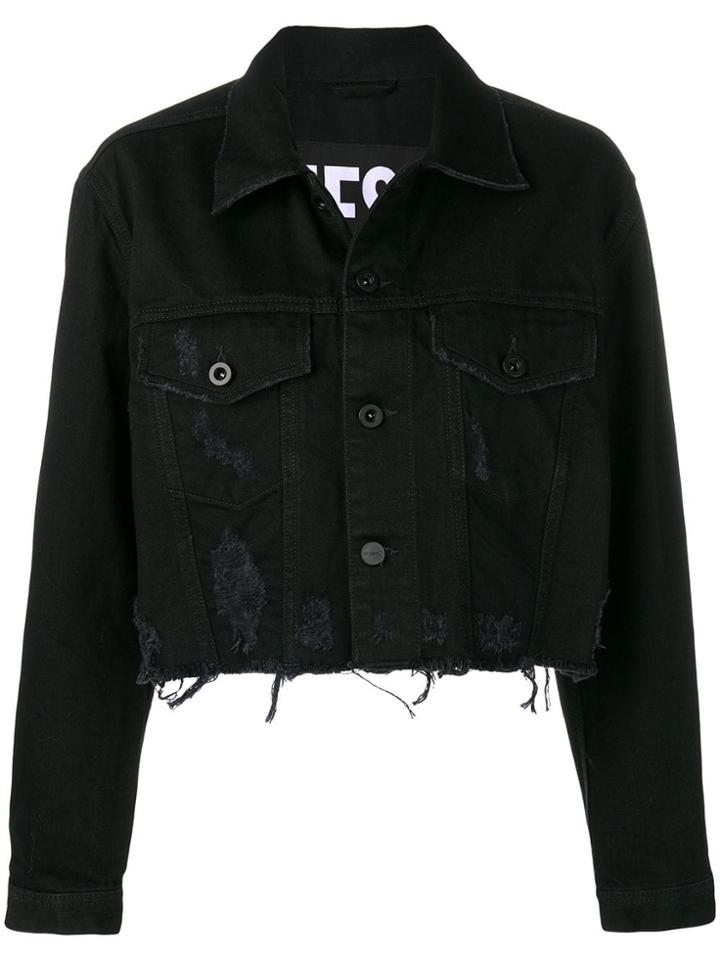 Diesel De-poppy Denim Jacket - Black
