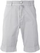 Kiton - Chino Shorts - Men - Cotton/spandex/elastane - 38, Grey, Cotton/spandex/elastane