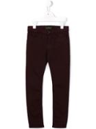 Finger In The Nose Tapered Jeans, Girl's, Size: 12 Yrs, Red