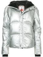 Kru Padded Hooded Jacket - Metallic
