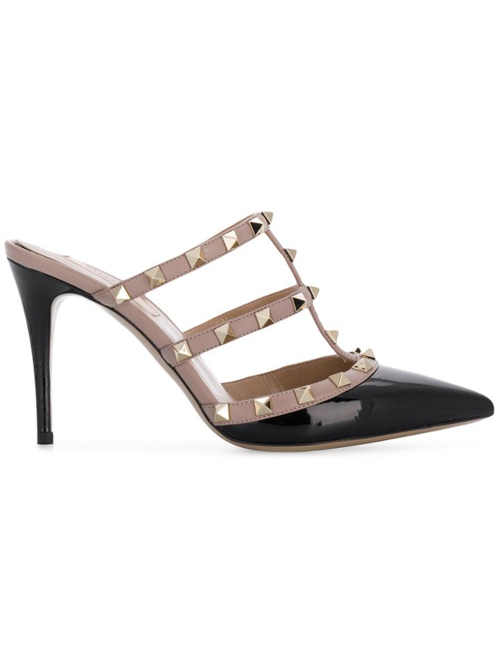 Valentino Rockstud Slip-on Pumps - Black