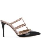 Valentino Rockstud Slip-on Pumps - Black
