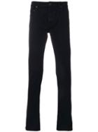 Kenzo - Branded Cuff Straight Leg Jeans - Men - Cotton - 31, Black, Cotton