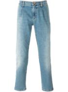 Eleventy Straight Leg Jeans, Men's, Size: 38, Blue, Cotton/spandex/elastane