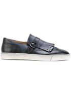 Santoni Fringe Detail Loafers - Blue