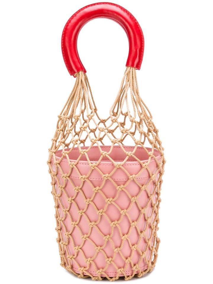 Staud Moreau Tote Bag - Pink & Purple