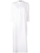 Fitted Sleeve Shirt Dress - Women - Cotton - 38, White, Cotton, Haider Ackermann