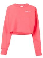 Champion Cropped Sweatshirt - Pink