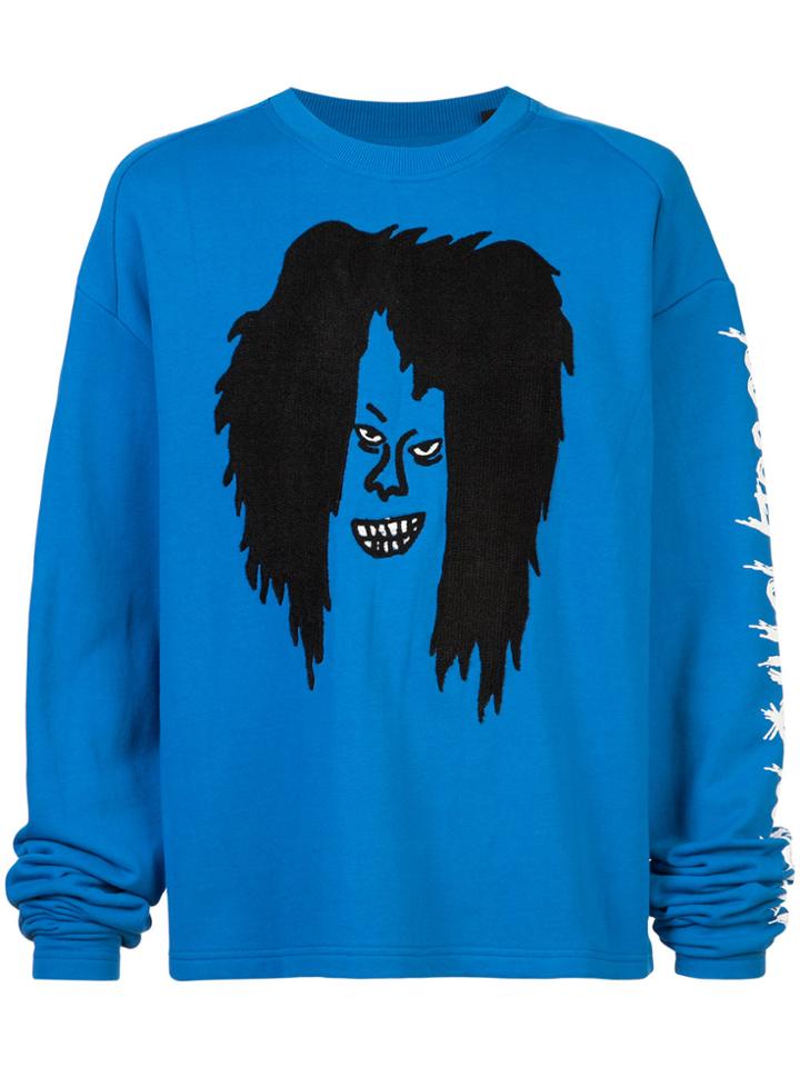 Haculla Too Ugly Sweatshirt - Blue
