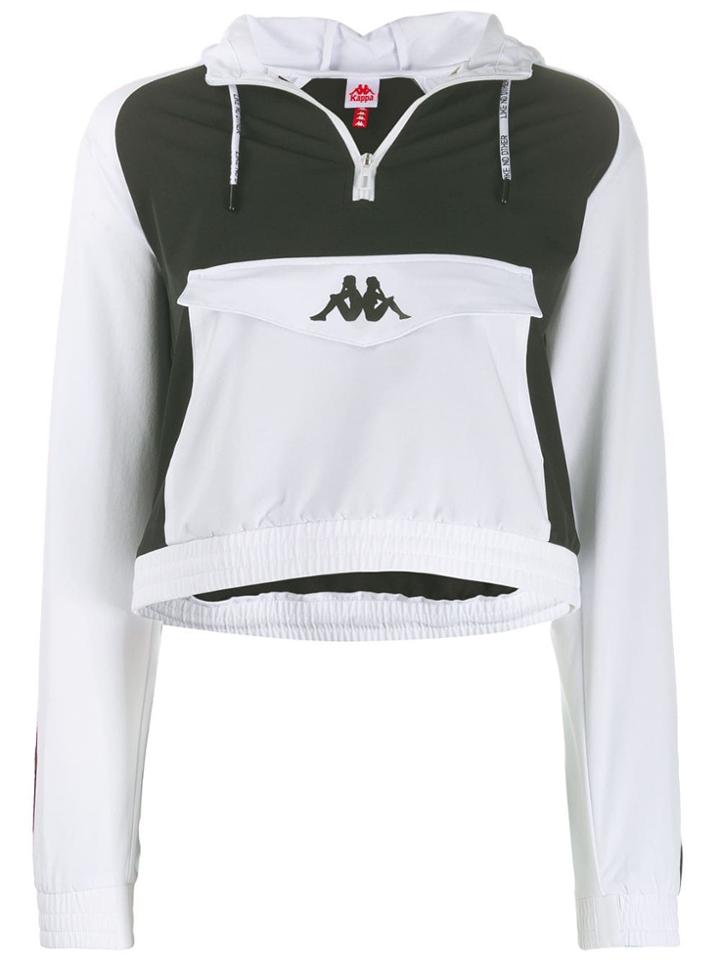 Kappa 222 Banda Banskey Hoodie - White