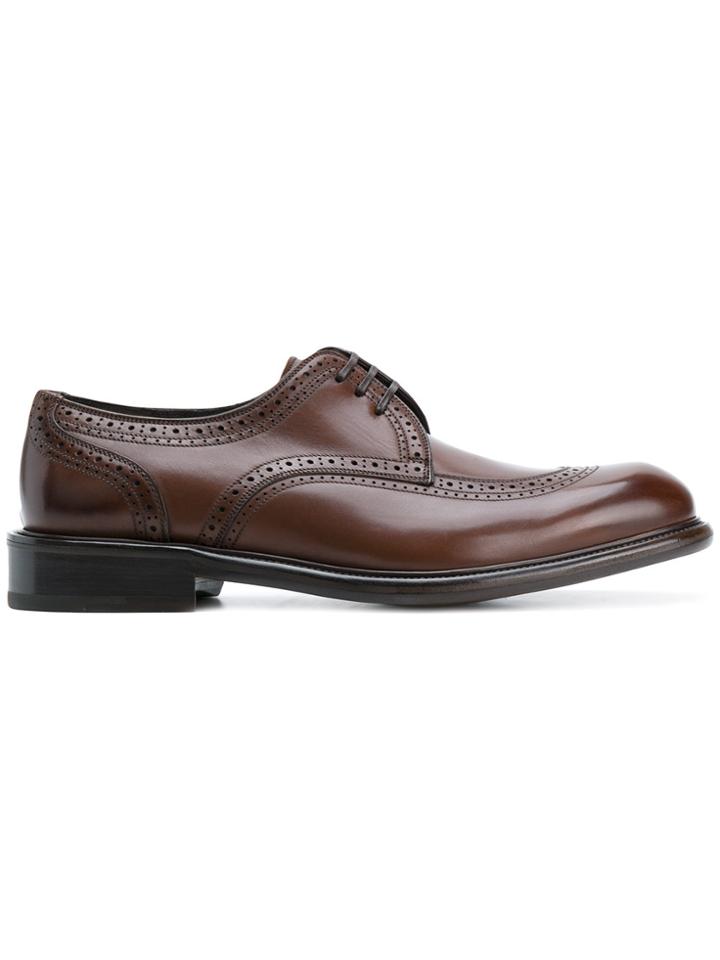 Salvatore Ferragamo Classic Brogues - Brown