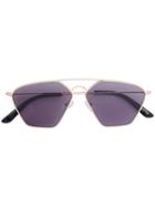 Smoke X Mirrors - Geo Sunglasses - Women - Acetate/stainless Steel - One Size, Grey, Acetate/stainless Steel