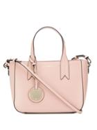 Emporio Armani Pink Leather Shoulder Bag