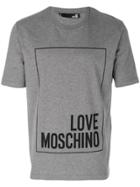 Love Moschino Logo T-shirt - Grey