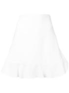 Miu Miu Flared Mini Skirt - White