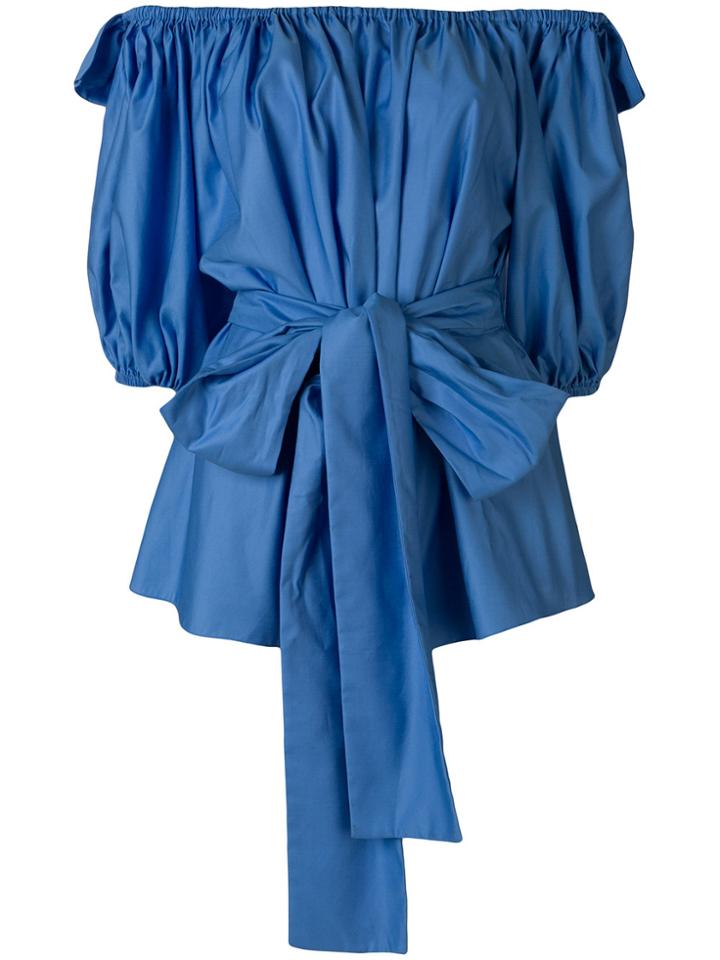 Stella Mccartney Off-the-shoulder Blouse - Blue