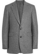 Burberry Classic Fit Wool Cashmere Tailored Jacket - Grey