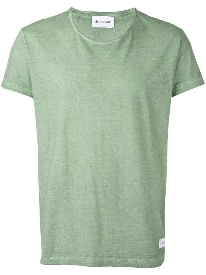 Dondup - Classic T-shirt - Men - Cotton - S, Green, Cotton