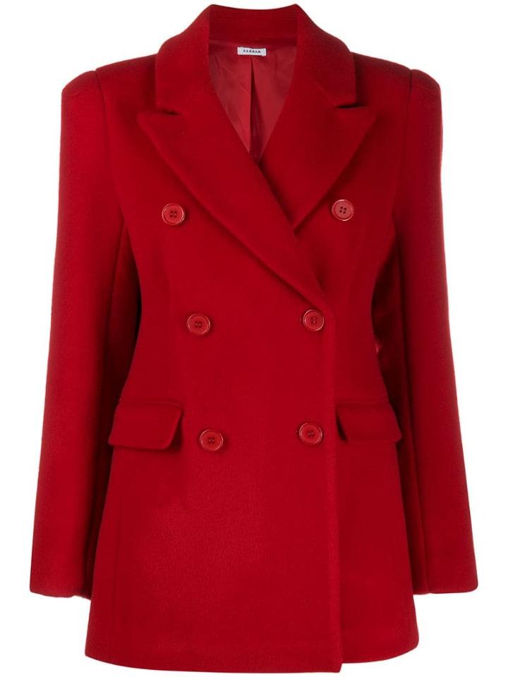 P.a.r.o.s.h. Double Breasted Jacket - Red