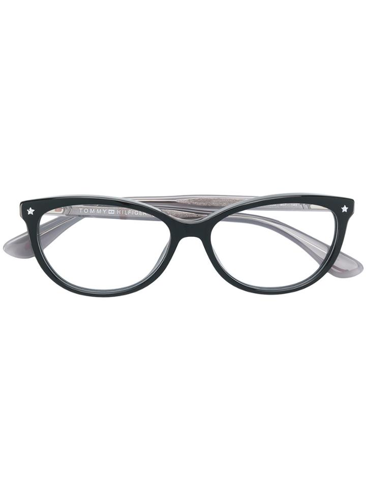Tommy Hilfiger Cat Eye-frame Glasses - Black