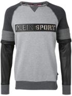 Plein Sport Layered Style Sweatshirt - Grey