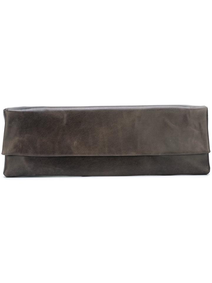 Rick Owens 'midi' Clutch, Women's, Grey