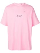 Ader Error Logo T-shirt - Pink