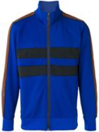 Ps By Paul Smith Zip Cardigan, Size: Xl, Blue, Polyester/spandex/elastane