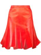 Moschino Pleated Flared Skirt