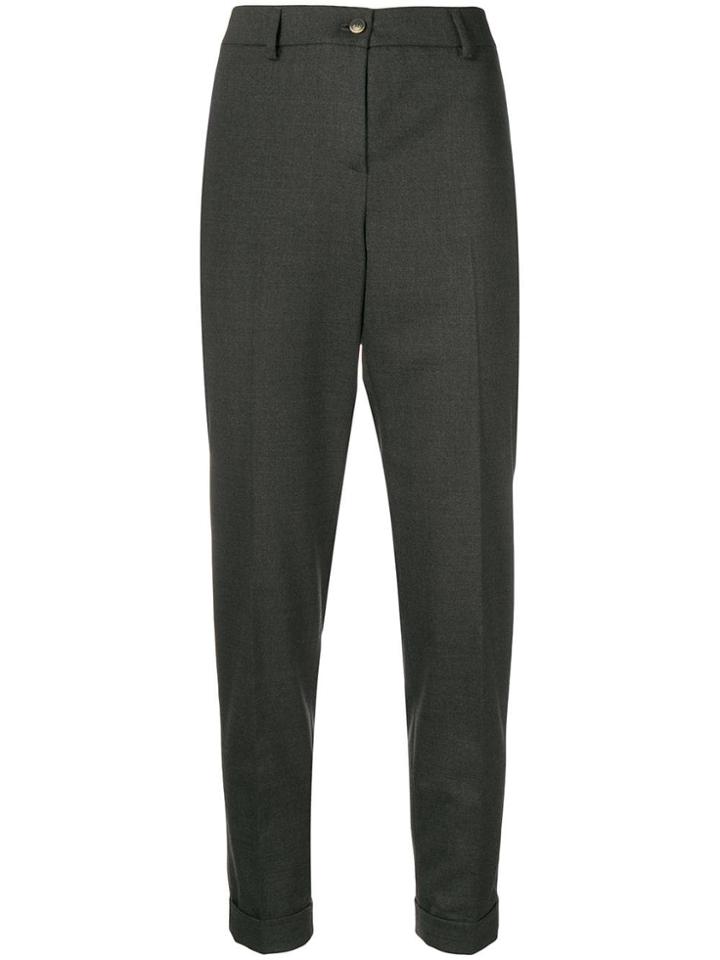 Fabiana Filippi Tailored Tapered Trousers - Grey