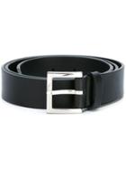 Orciani Embossed Cut Edge Belt - Black