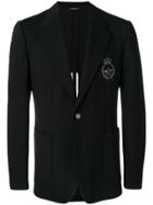 Dolce & Gabbana Bee Crest Blazer - Black