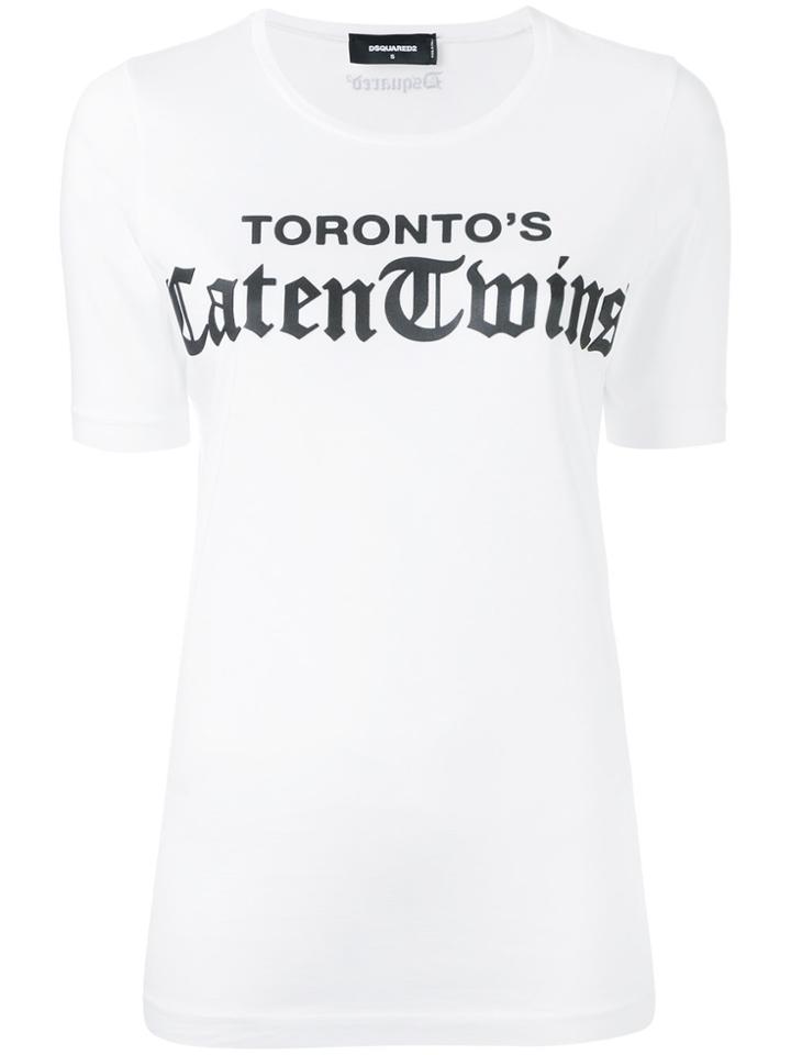 Dsquared2 Toronto's Caten Twins T-shirt - White