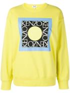 Kenzo Logo Print Sweatshirt - Yellow