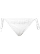 Jonathan Simkhai Lace Frill Bikini Bottoms - White