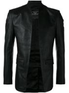 Unconditional Cut Away Jacket, Men's, Size: Small, Black, Silk/cotton