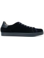 Gianvito Rossi Velvet Low Top Sneakers - Blue