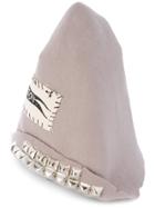 Heikki Salonen Embroidered Beanie Hat - Nude & Neutrals