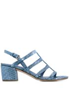 Del Carlo Strappy Sandals - Blue