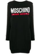 Moschino Under Where? Sweatshirt Dress - Black