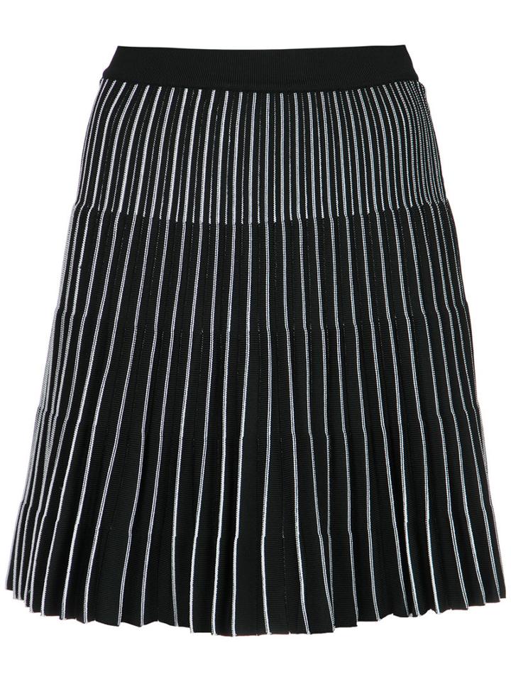 Egrey - A-line Knitted Skirt - Women - Polyamide/spandex/elastane/viscose - G, Black, Polyamide/spandex/elastane/viscose