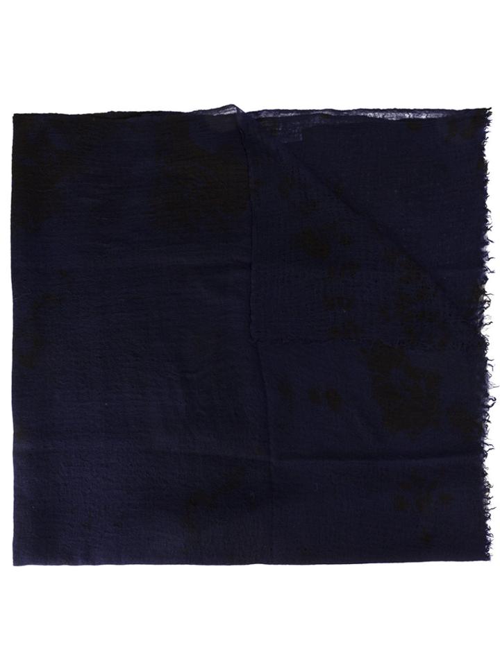 Suzusan Subtle Print Scarf - Blue