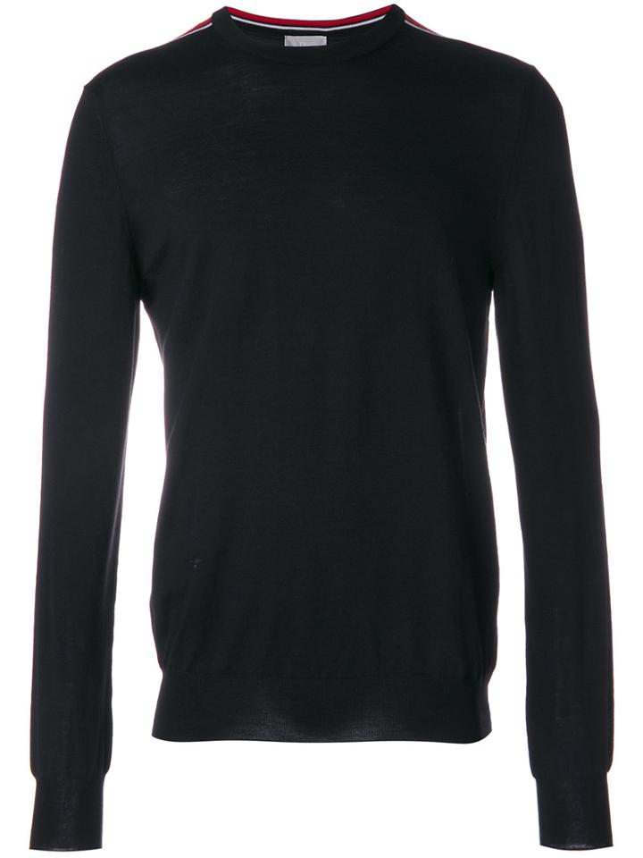 Dior Homme Stripe Panel Top - Black