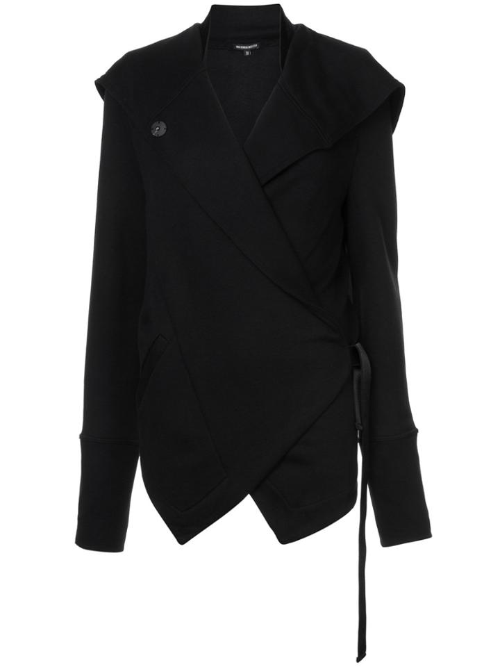 Ann Demeulemeester Tie Waist Jacket - Black