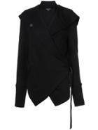 Ann Demeulemeester Tie Waist Jacket - Black
