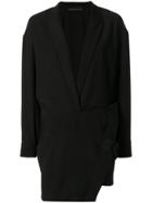 Alexandre Vauthier Asymmetric Zipper Dress - Black