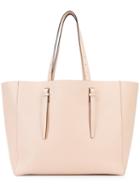 Valextra Soft Shopper Tote, Women's, Nude/neutrals, Leather